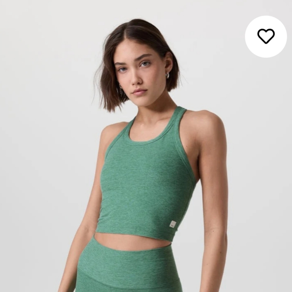 VUORI Elevation Racerback Tank Top in Creek Heather NWT  Size Medium